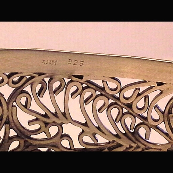 0xidized Ornate Cuff Bracelet - Picture 3 of 4
